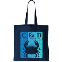 Crab Periodic Table Elements Seafood Crabbing Retro Crabber Bag