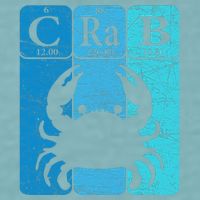 Crab Periodic Table Elements Seafood Crabbing Retro Crabber Sueded Cloud Jersey T-Shirt