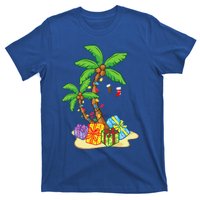 Christmas Palm Tree Tropical Xmas Coconut Lights Funny Gifts T-Shirt