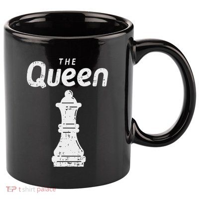 Chess Piece The Queen Halloween Matching Costume 11oz C Handle Ceramic Mug