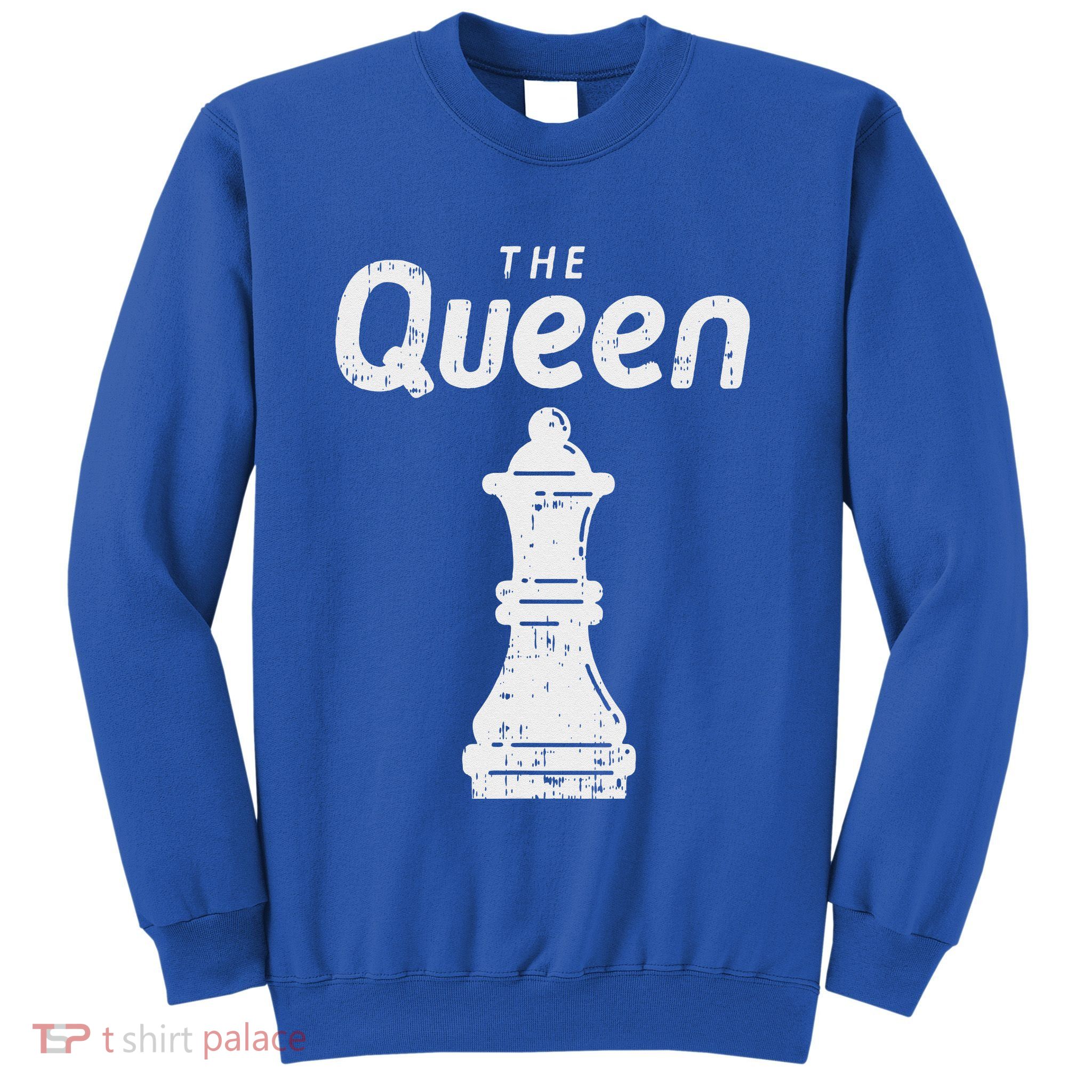 Chess Piece The Queen Halloween Matching Costume Sweatshirt