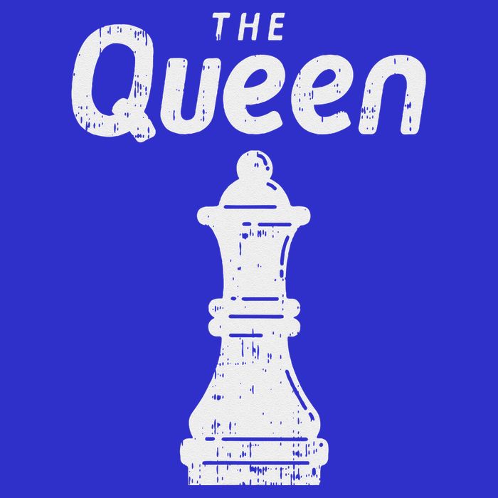 Chess Piece The Queen Halloween Matching Costume Button