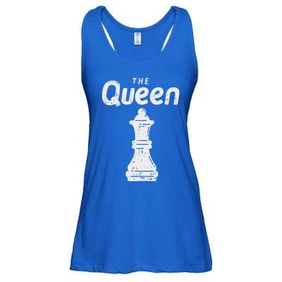 Chess Piece The Queen Halloween Matching Costume Ladies Essential Flowy Tank