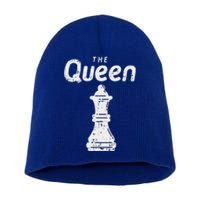 Chess Piece The Queen Halloween Matching Costume Short Acrylic Beanie