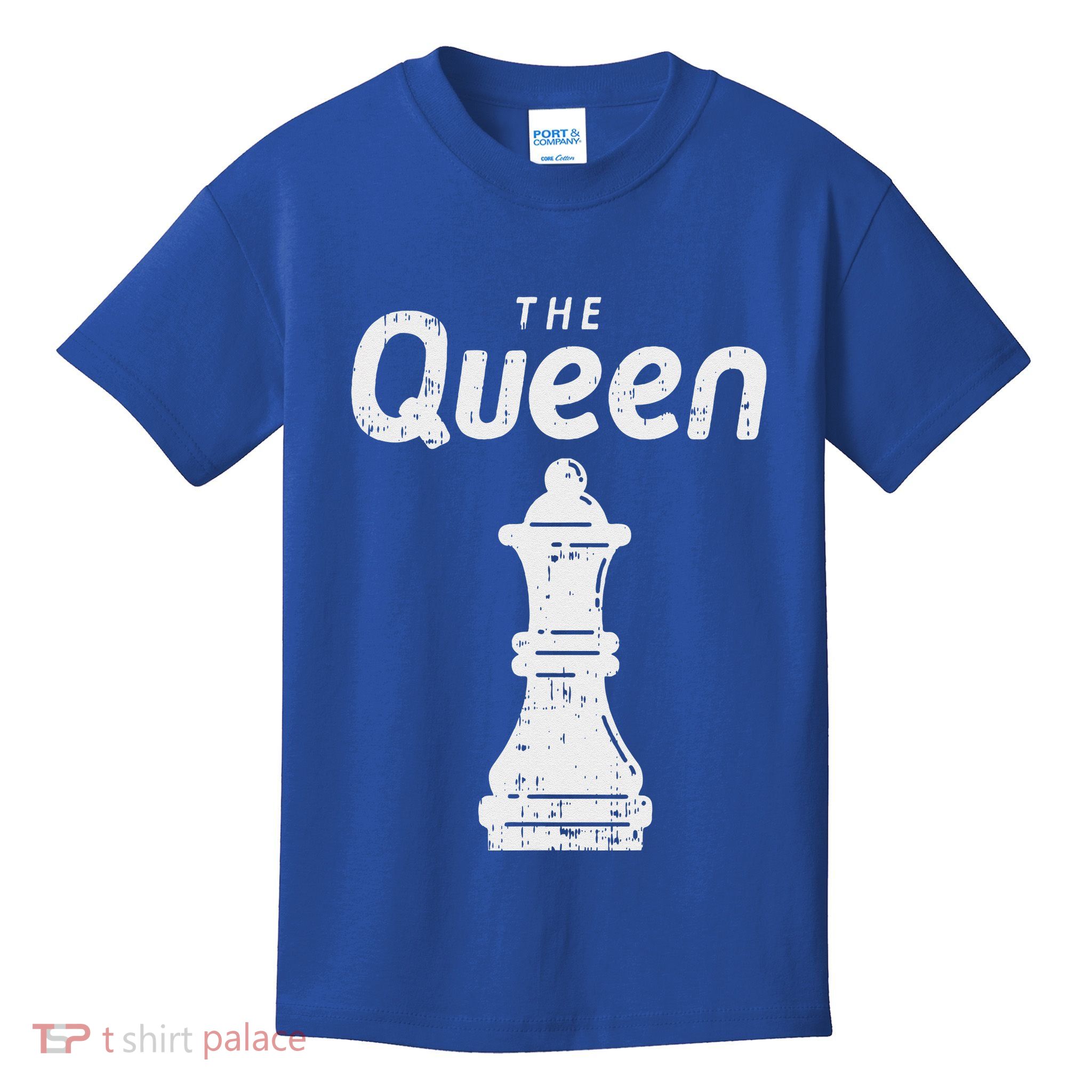 Chess Piece The Queen Halloween Matching Costume Kids T-Shirt