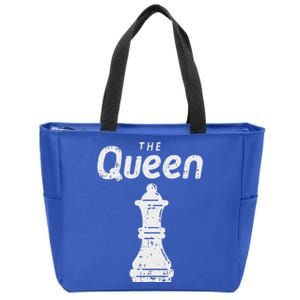 Chess Piece The Queen Halloween Matching Costume Zip Tote Bag