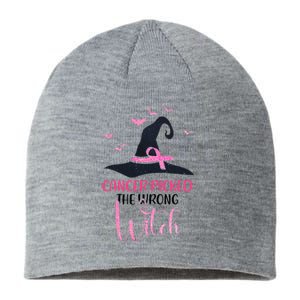 Cancer Picked The Wrong Witch Breast Cancer Awareness Sustainable Beanie