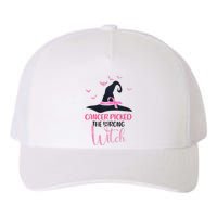 Cancer Picked The Wrong Witch Breast Cancer Awareness Yupoong Adult 5-Panel Trucker Hat