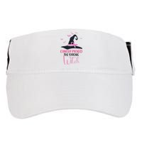 Cancer Picked The Wrong Witch Breast Cancer Awareness Adult Drive Performance Visor