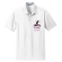 Cancer Picked The Wrong Witch Breast Cancer Awareness Dry Zone Grid Polo