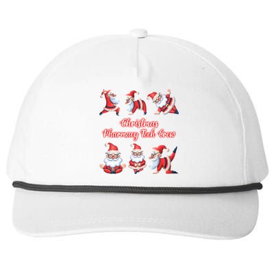 Christmas Pharmacy Tech Crew Funny Funny Santa Claus Yoga Gift Snapback Five-Panel Rope Hat