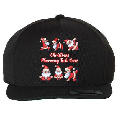 Christmas Pharmacy Tech Crew Funny Funny Santa Claus Yoga Gift Wool Snapback Cap