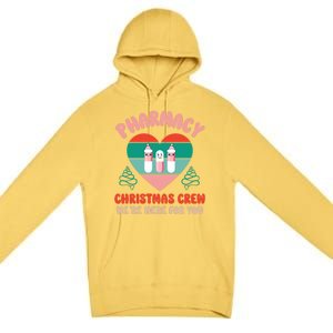 Christmas Pharmacy Technician Meaningful Gift Pharmacy Tech Crew Santa Gift Premium Pullover Hoodie