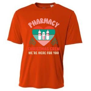 Christmas Pharmacy Technician Meaningful Gift Pharmacy Tech Crew Santa Gift Cooling Performance Crew T-Shirt