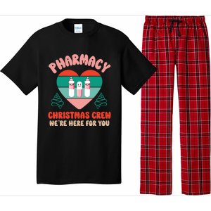 Christmas Pharmacy Technician Meaningful Gift Pharmacy Tech Crew Santa Gift Pajama Set