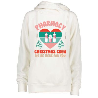 Christmas Pharmacy Technician Meaningful Gift Pharmacy Tech Crew Santa Gift Womens Funnel Neck Pullover Hood