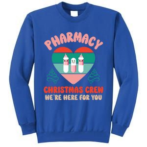 Christmas Pharmacy Technician Meaningful Gift Pharmacy Tech Crew Santa Gift Tall Sweatshirt