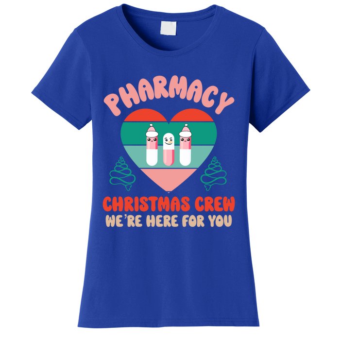 Christmas Pharmacy Technician Meaningful Gift Pharmacy Tech Crew Santa Gift Women's T-Shirt