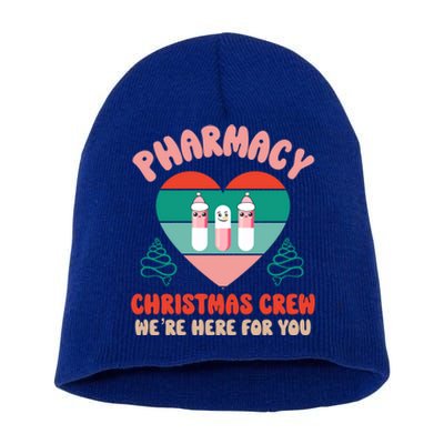 Christmas Pharmacy Technician Meaningful Gift Pharmacy Tech Crew Santa Gift Short Acrylic Beanie