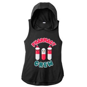 Christmas Pharmacy Technician Cool Gift Pharmacist Crew Tech Gift Ladies PosiCharge Tri-Blend Wicking Draft Hoodie Tank