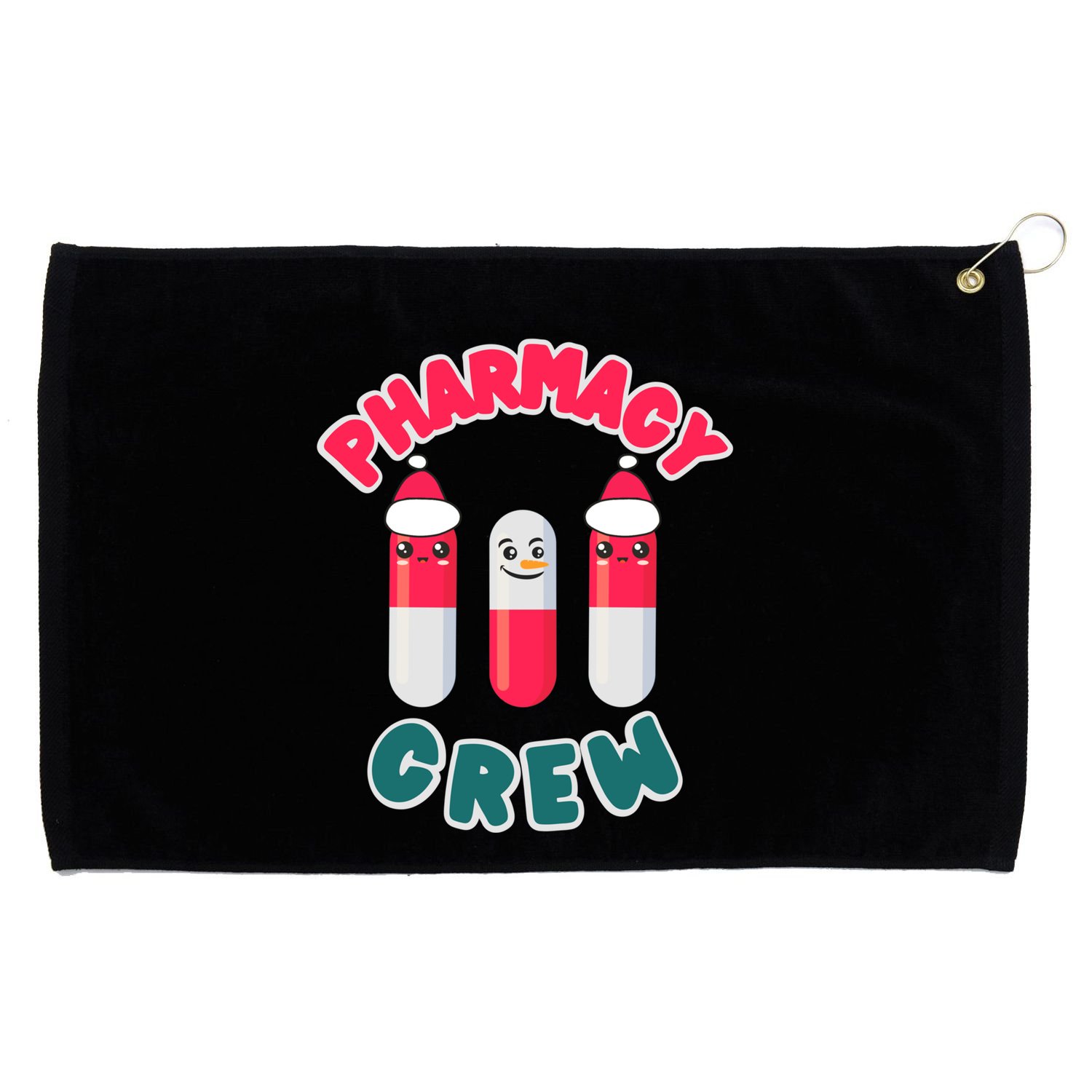 Christmas Pharmacy Technician Cool Gift Pharmacist Crew Tech Gift Grommeted Golf Towel