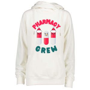 Christmas Pharmacy Technician Cool Gift Pharmacist Crew Tech Gift Womens Funnel Neck Pullover Hood