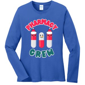 Christmas Pharmacy Technician Cool Gift Pharmacist Crew Tech Gift Ladies Long Sleeve Shirt