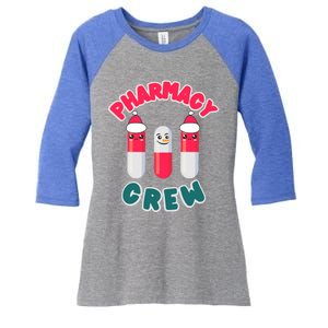 Christmas Pharmacy Technician Cool Gift Pharmacist Crew Tech Gift Women's Tri-Blend 3/4-Sleeve Raglan Shirt