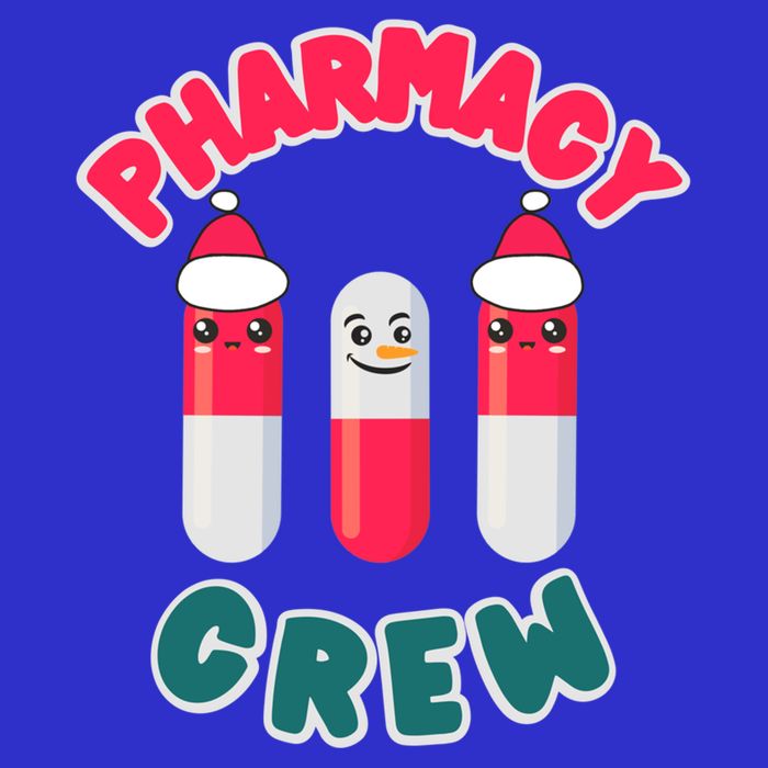 Christmas Pharmacy Technician Cool Gift Pharmacist Crew Tech Gift Kids T-Shirt