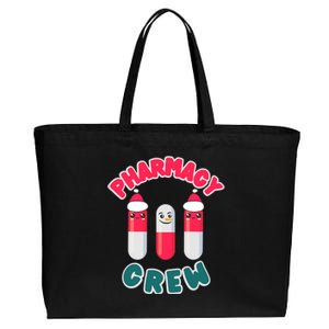 Christmas Pharmacy Technician Cool Gift Pharmacist Crew Tech Gift Cotton Canvas Jumbo Tote