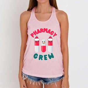 Christmas Pharmacy Technician Cool Gift Pharmacist Crew Tech Gift Women's Knotted Racerback Tank