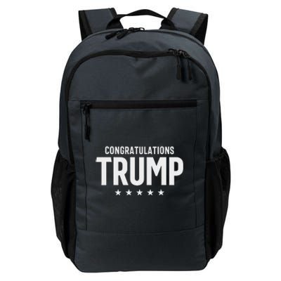 Congratulations President Trump 2024 Daily Commute Backpack