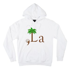 Coconut Palm Tree Comma + La Kamala Harris President 2024 Hoodie