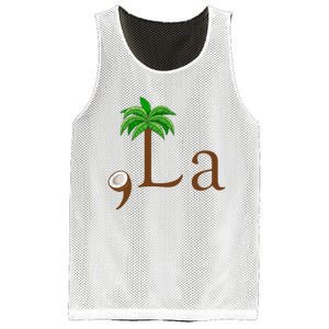 Coconut Palm Tree Comma + La Kamala Harris President 2024 Mesh Reversible Basketball Jersey Tank