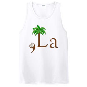 Coconut Palm Tree Comma + La Kamala Harris President 2024 PosiCharge Competitor Tank