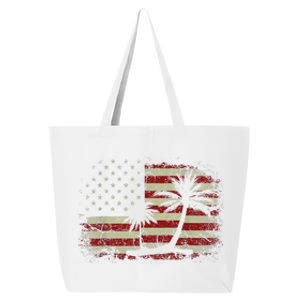 Coconut Palm Tree Comma La Kamala Harris For President 2024 25L Jumbo Tote