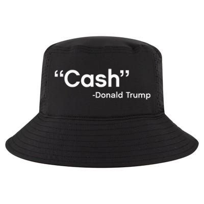 Cash Payment Trump Cash Bail Press Conference Cool Comfort Performance Bucket Hat