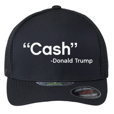 Cash Payment Trump Cash Bail Press Conference Flexfit Unipanel Trucker Cap