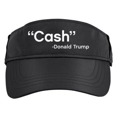 Cash Payment Trump Cash Bail Press Conference Adult Drive Performance Visor