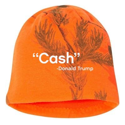 Cash Payment Trump Cash Bail Press Conference Kati - Camo Knit Beanie