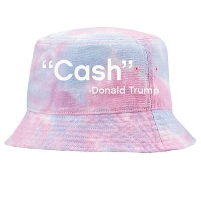 Cash Payment Trump Cash Bail Press Conference Tie-Dyed Bucket Hat