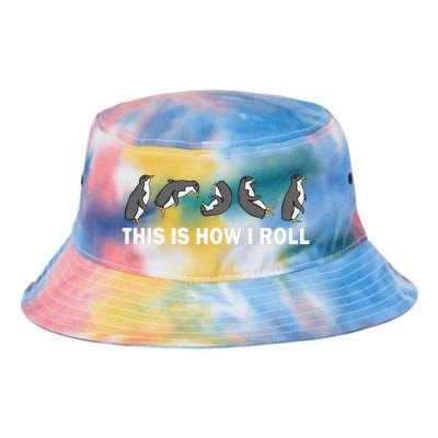 Cute Penguin This Is How I Roll Funny Penguin Tie Dye Newport Bucket Hat