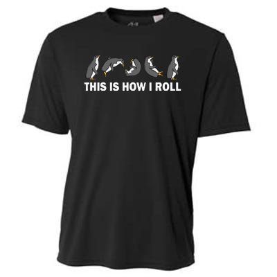 Cute Penguin This Is How I Roll Funny Penguin Cooling Performance Crew T-Shirt