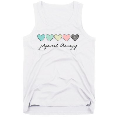 Cute Physical Therapist Assistant PTA Physical Therapy Tank Top