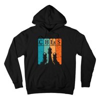 Chess Periodic Table Elements Nerd Chess Player Vintage Hoodie