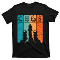 Chess Periodic Table Elements Nerd Chess Player Vintage T-Shirt