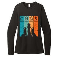 Chess Periodic Table Elements Nerd Chess Player Vintage Womens CVC Long Sleeve Shirt