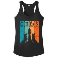 Chess Periodic Table Elements Nerd Chess Player Vintage Ladies PosiCharge Competitor Racerback Tank