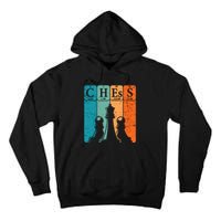 Chess Periodic Table Elements Nerd Chess Player Vintage Tall Hoodie