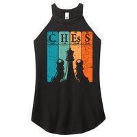 Chess Periodic Table Elements Nerd Chess Player Vintage Women's Perfect Tri Rocker Tank